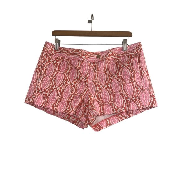 ✨J.Crew Flora Paisley Lily Sz 10 Chino Shorts✨ - Picture 1 of 6